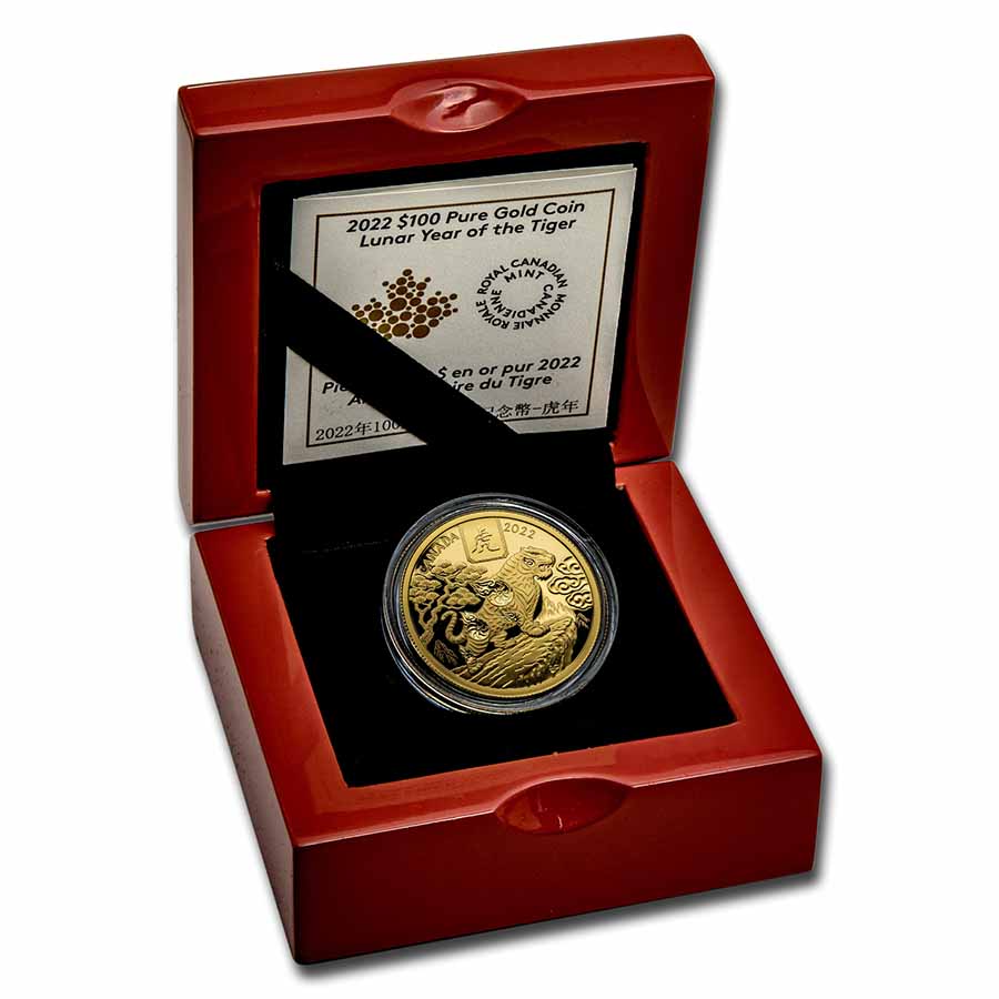 2022 Tiger Coin 999.9純金 2022 P 1/20 oz Gold Australian Lunar